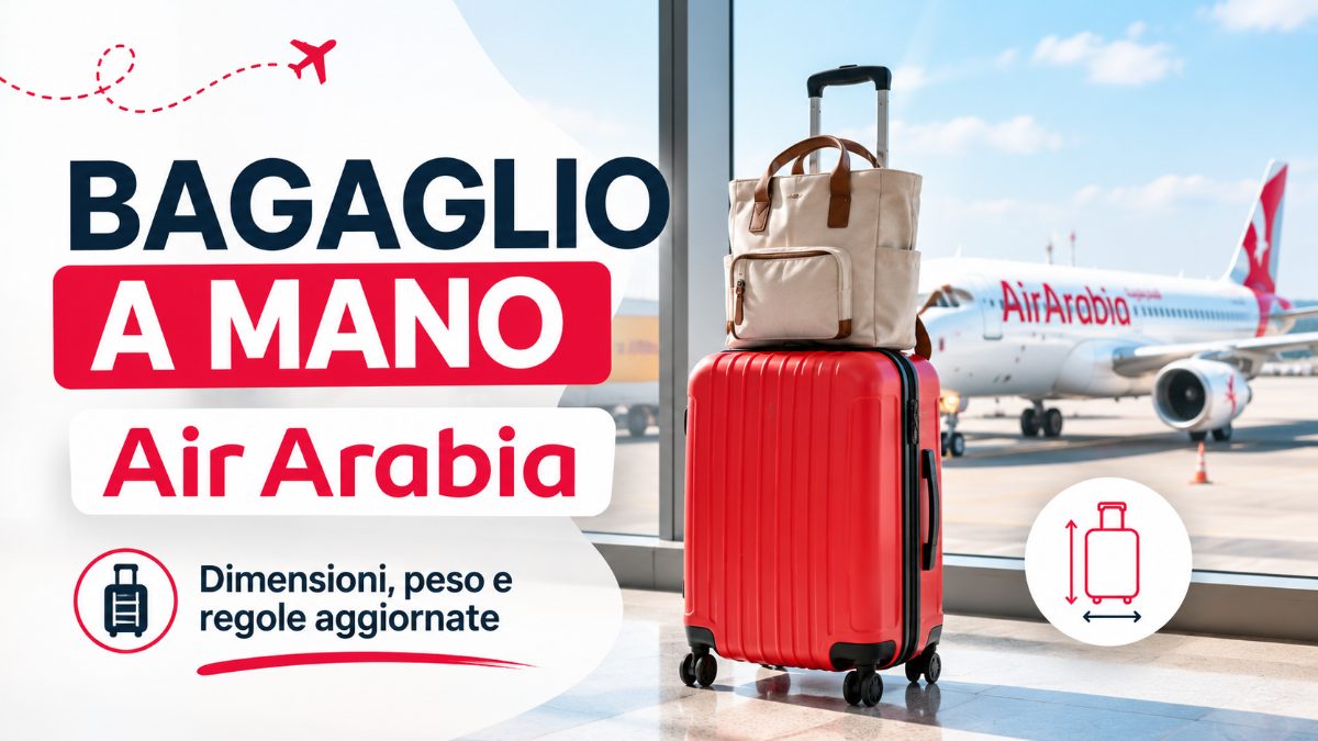 Peso e misure del bagaglio a mano Air Arabia
