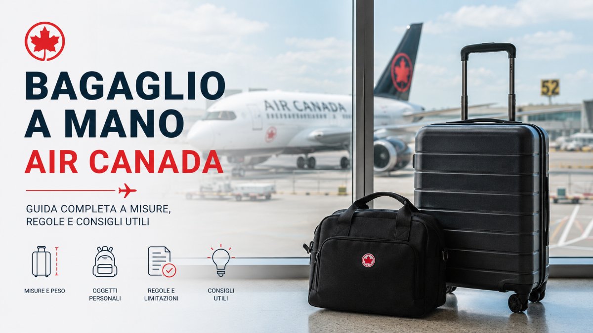 Peso e misure bagaglio a mano Air Canada