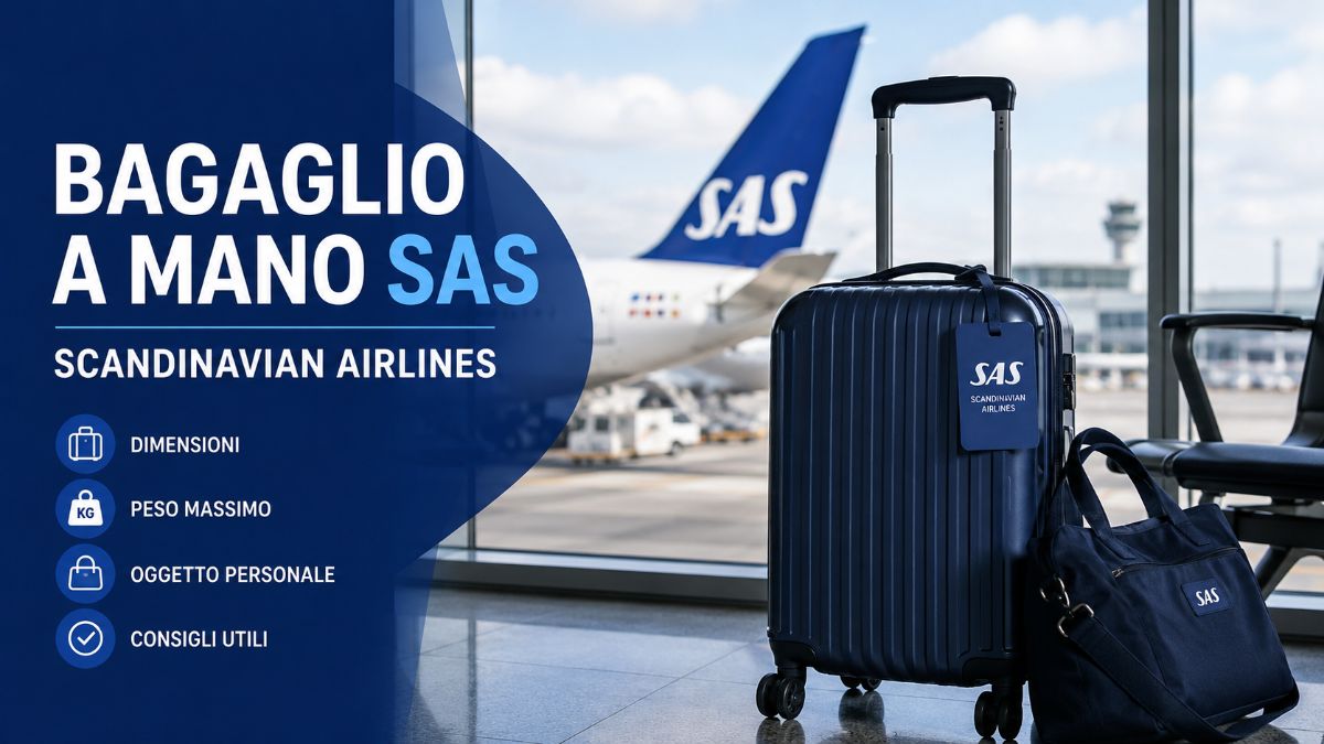 Regolamento, peso, misure del bagaglio a mano SAS Scandinavian Airlines