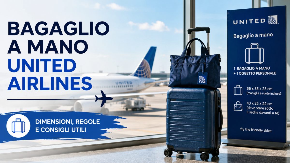 Peso e misure bagaglio a mano United Airlines