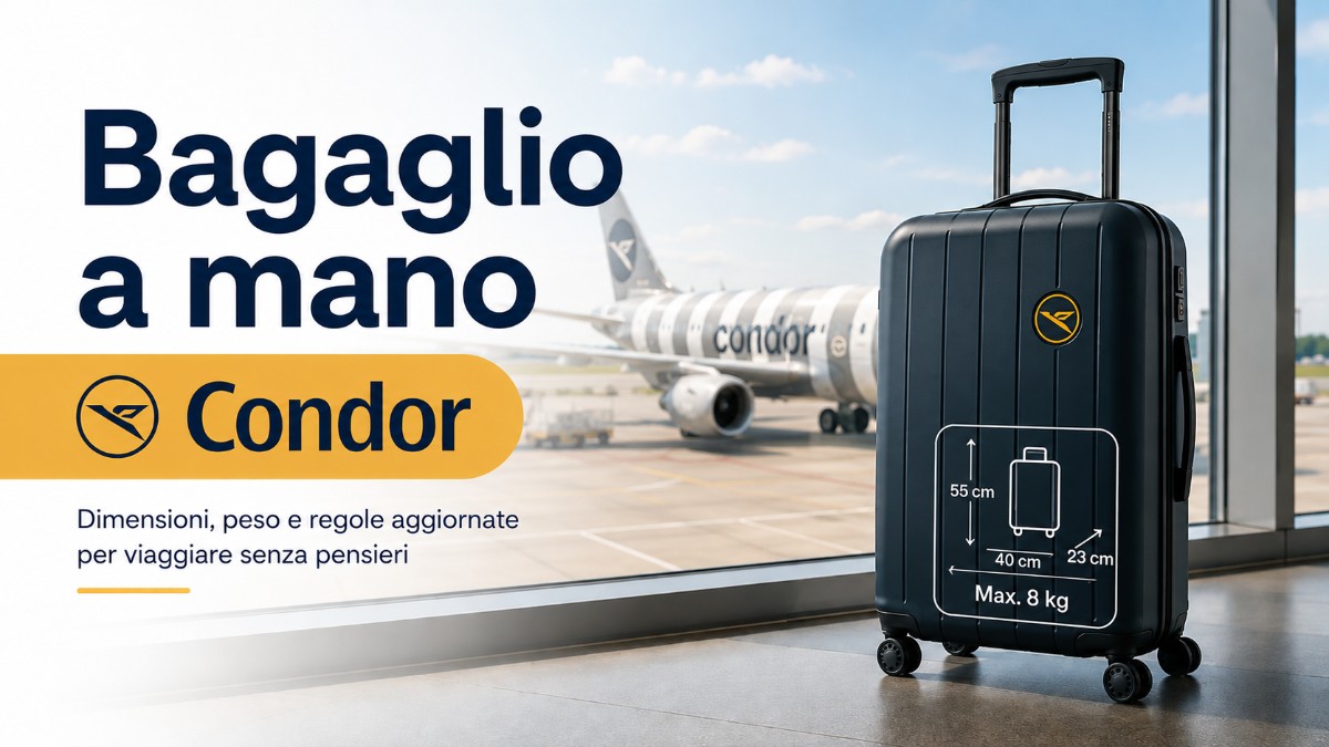 Misure bagaglio a mano Condor