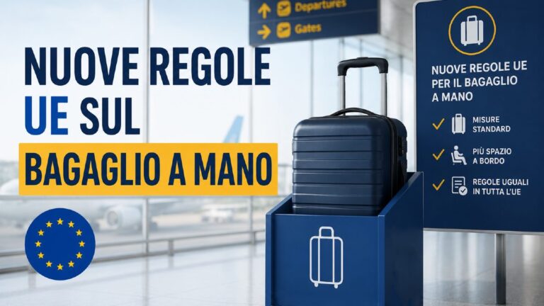 Nuove regole UE sul bagaglio a mano: cosa cambia e quando