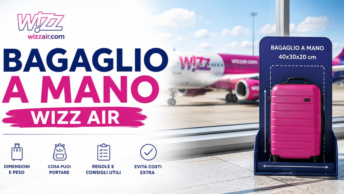 Peso misure bagaglio a mano Wizz Air