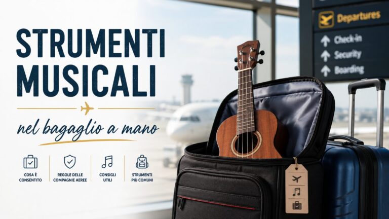 Strumenti musicali nel bagaglio a mano