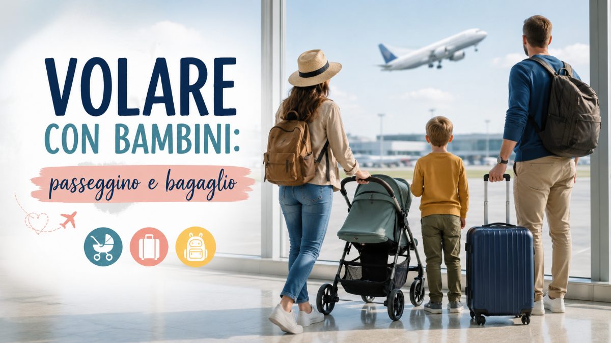 Volare con bambini