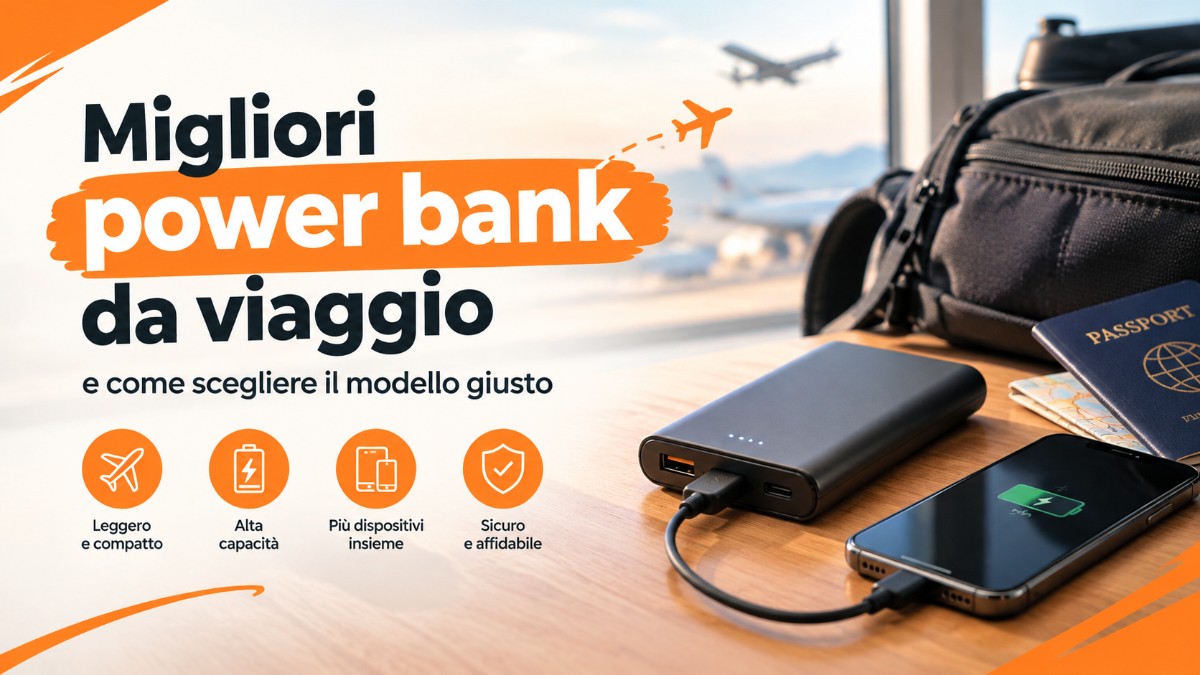 I migliori power bank da viaggio